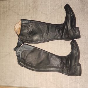 Ariat V-Sport, blue tops, 8 Wide calf